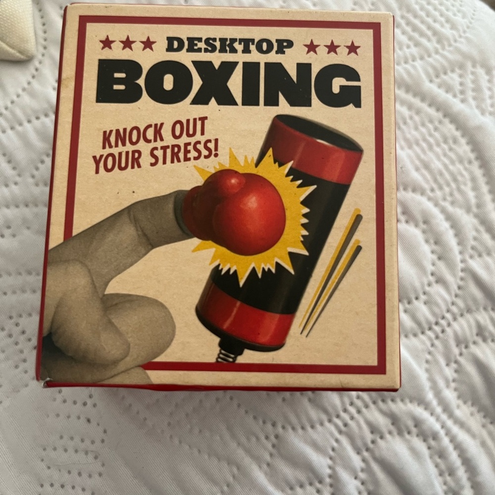New in box Desktop Boxing Stress Reliever